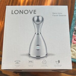 Silver Nano Ionic Facial Steamer. Brand new, never opened